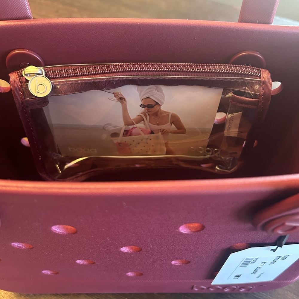 Bitty Bogg Tote Bag - Mulled Wine - NWT - Picture 3 of 7